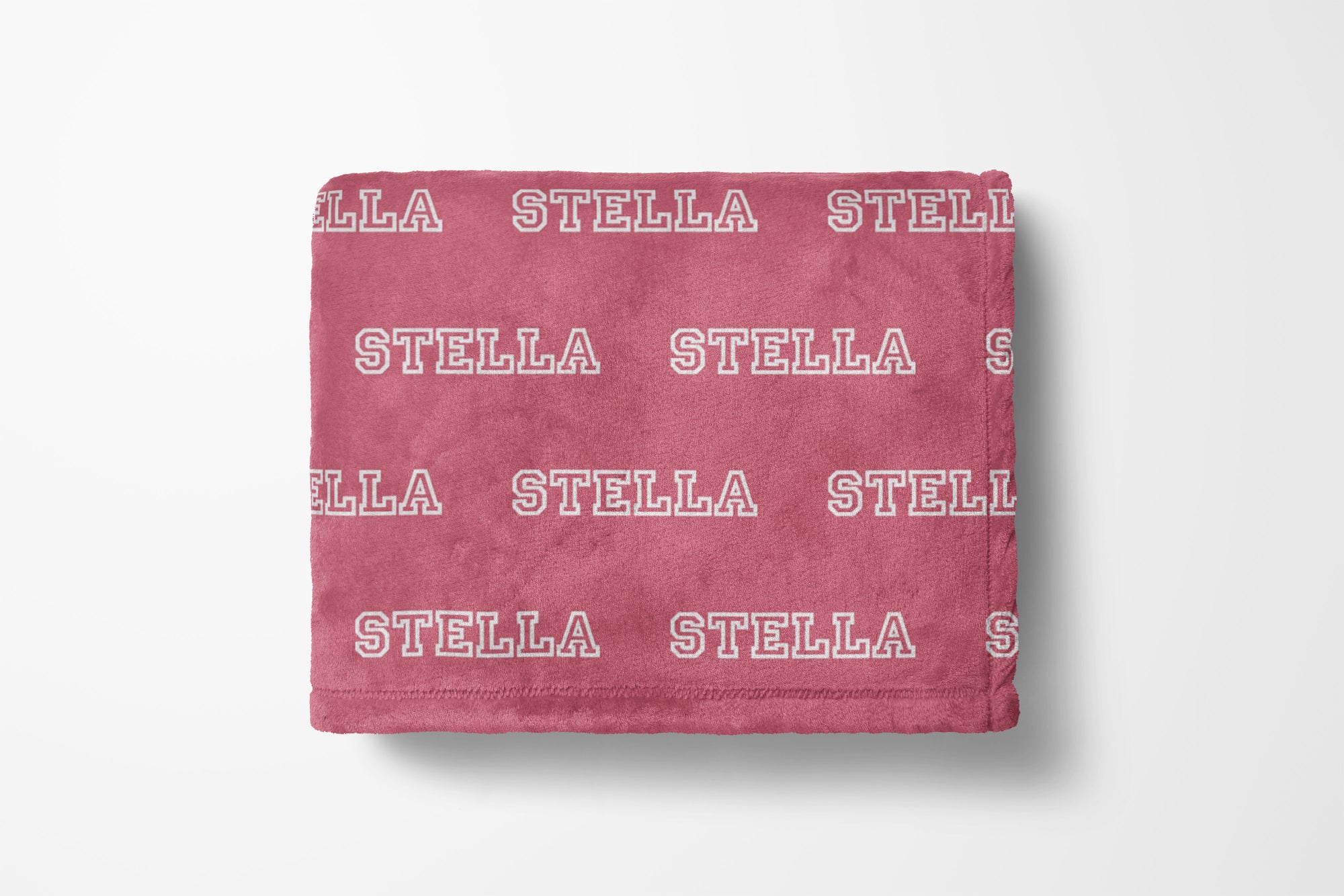 Personalized Pink Baby and Kids Blanket