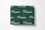 Personalized Christmas Color Baby and Kids Blanket