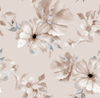 Beige Blossom Wallpaper