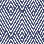 Blue Herringbone Stella Wallpaper