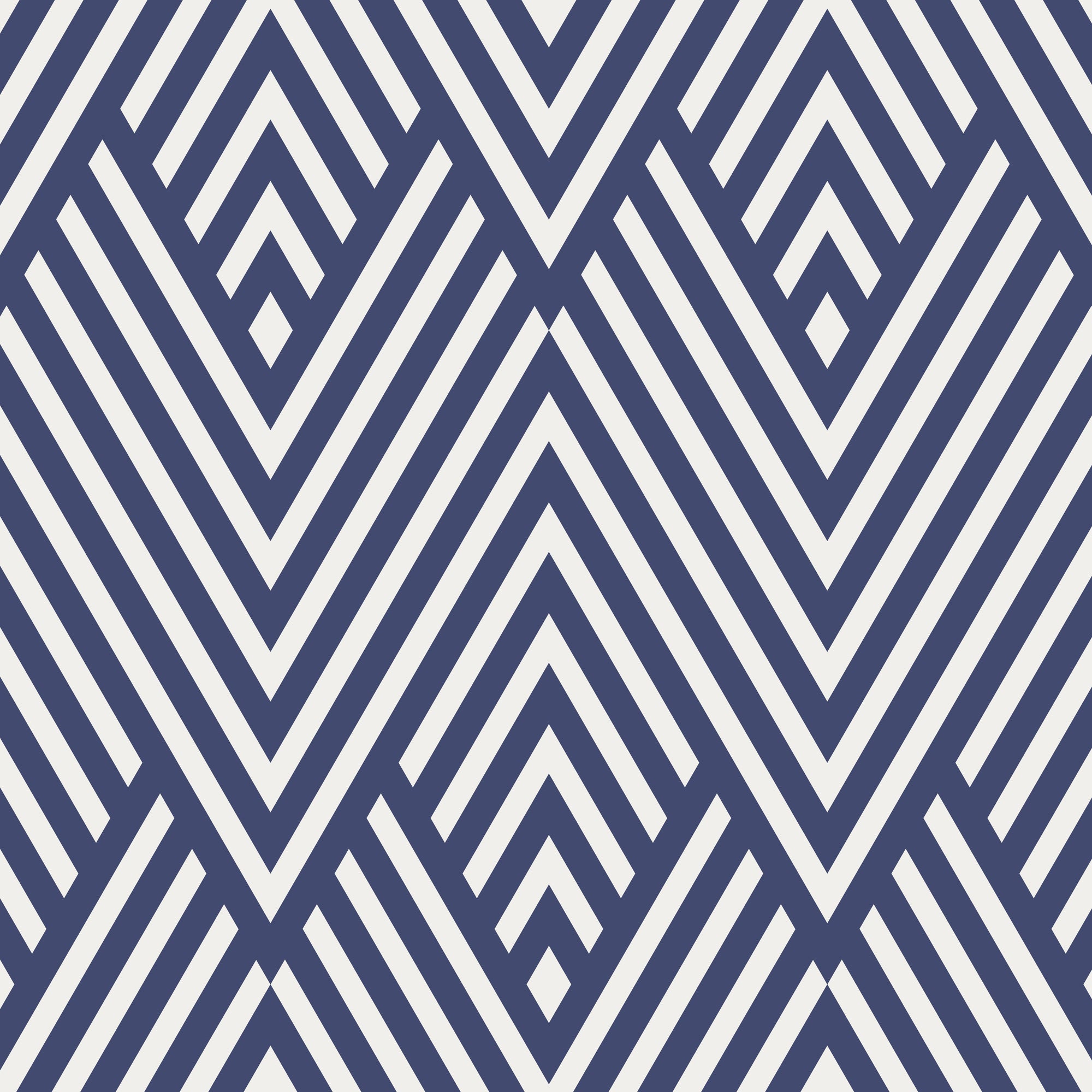 Blue Herringbone Stella Wallpaper