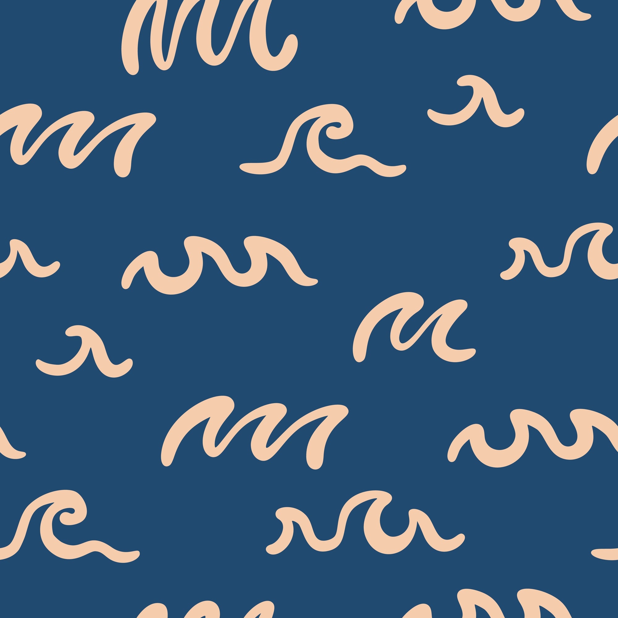 Blue Waves Wallpaper