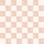 Blush Watercolor Check Wallpaper