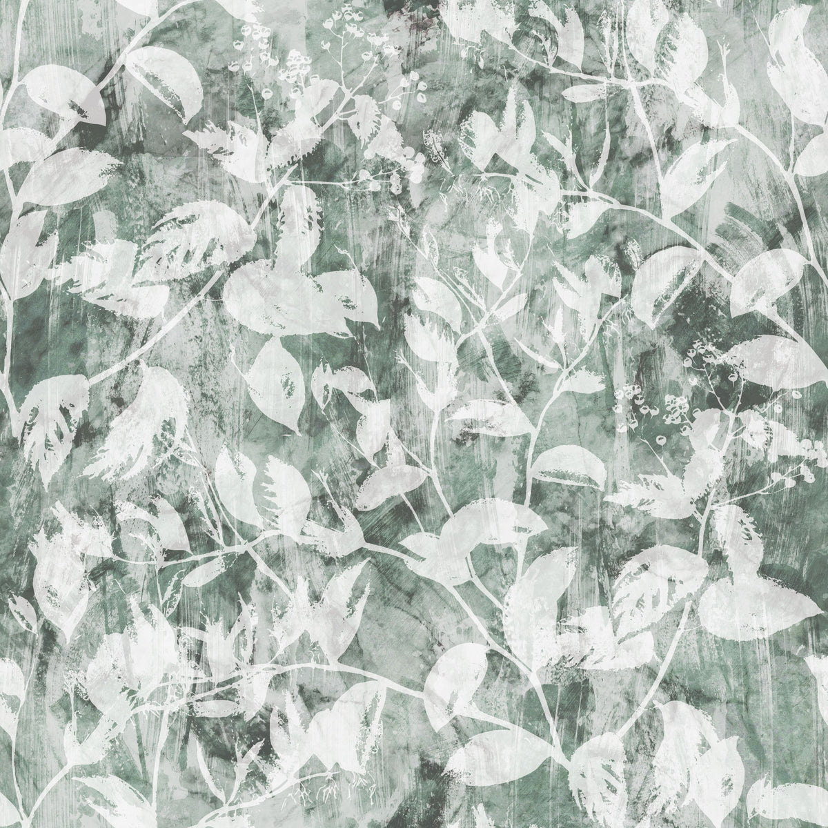 Bright Shabby Leaves Wallpaper