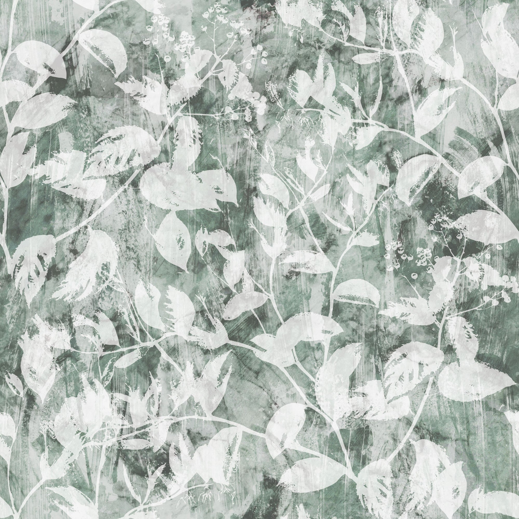 Bright Shabby Leaves Wallpaper