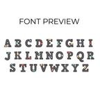 Custom Name Cars Font Wall Decal