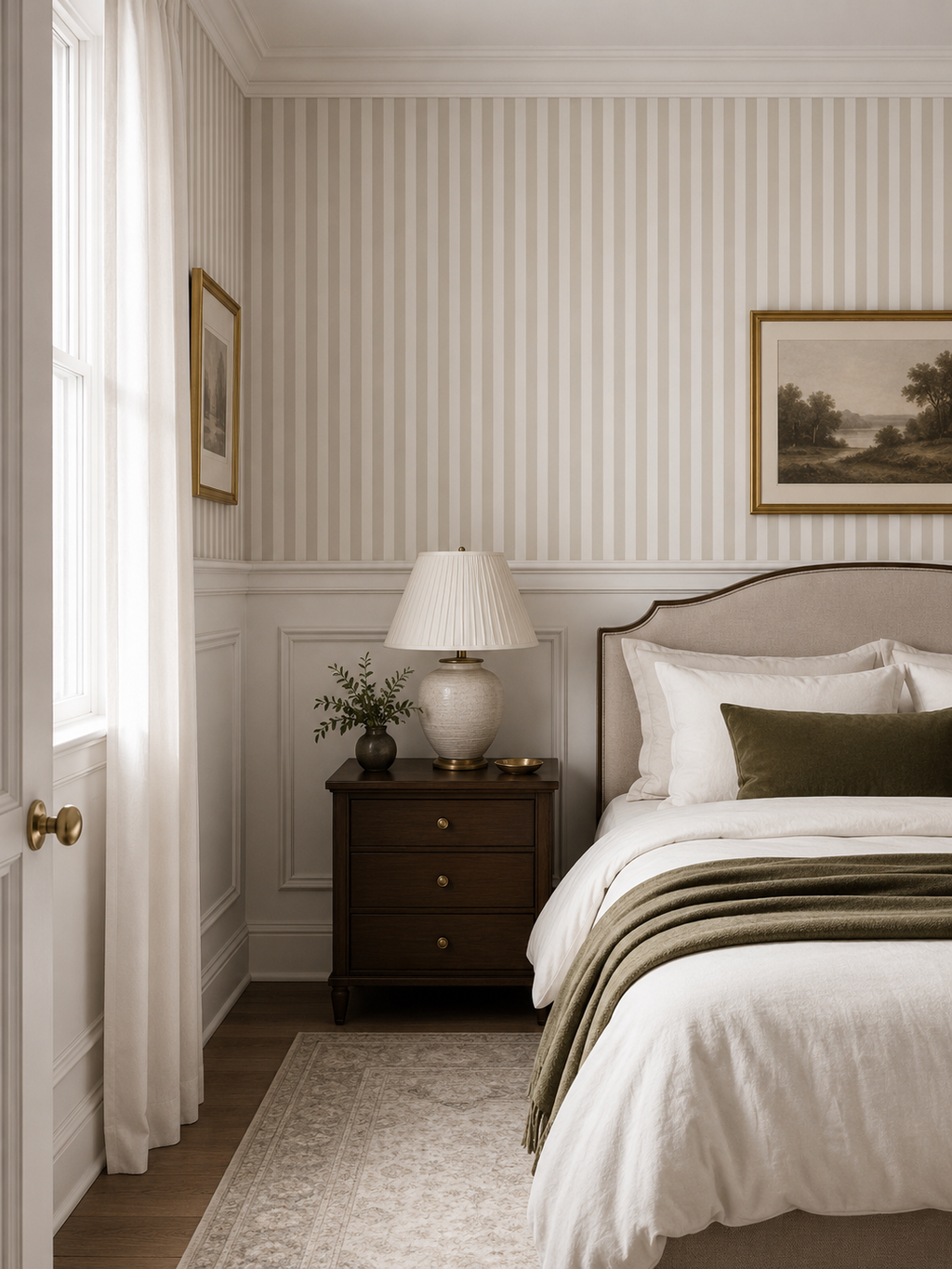 Classic Pinstripe Wallpaper