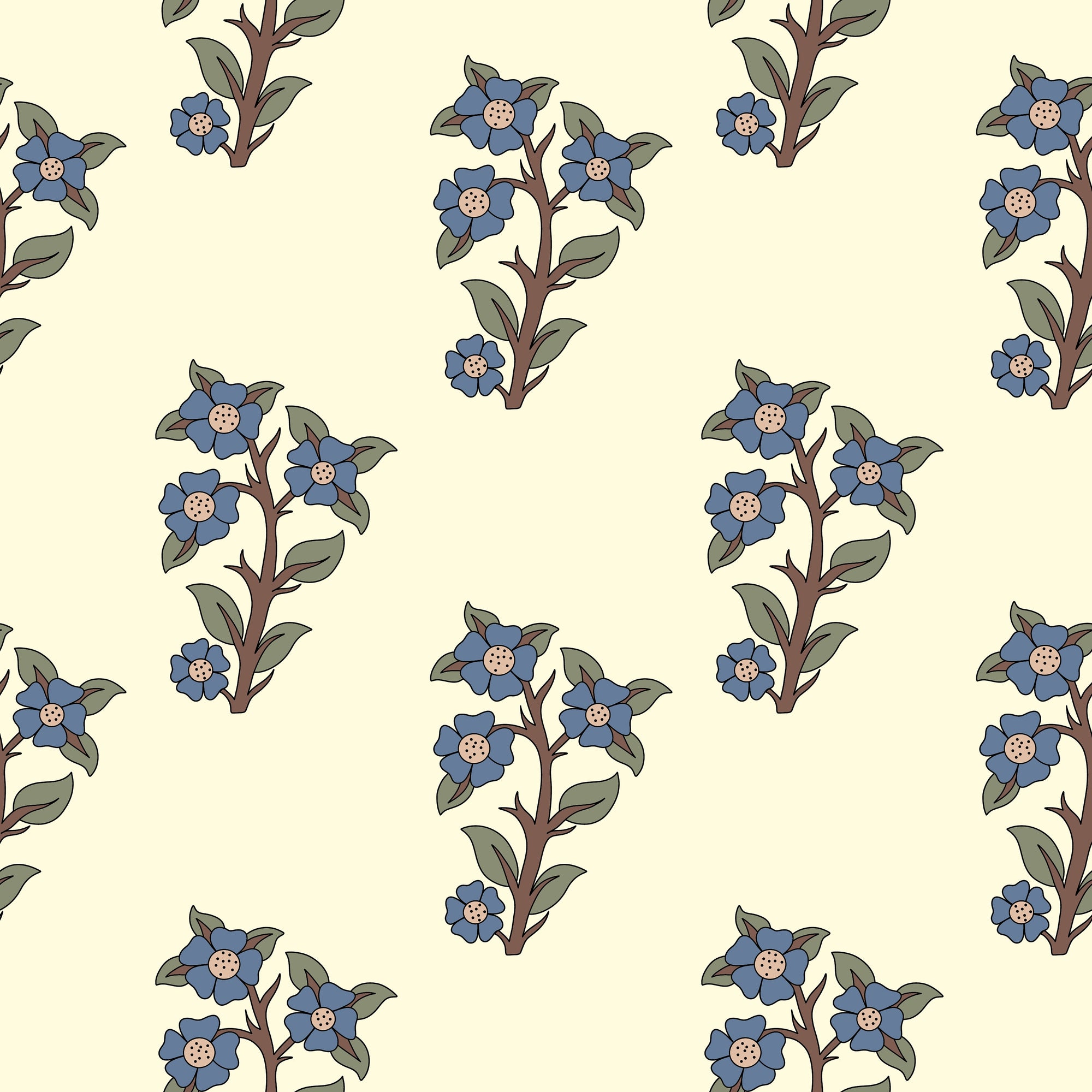 William Floral Wallpaper