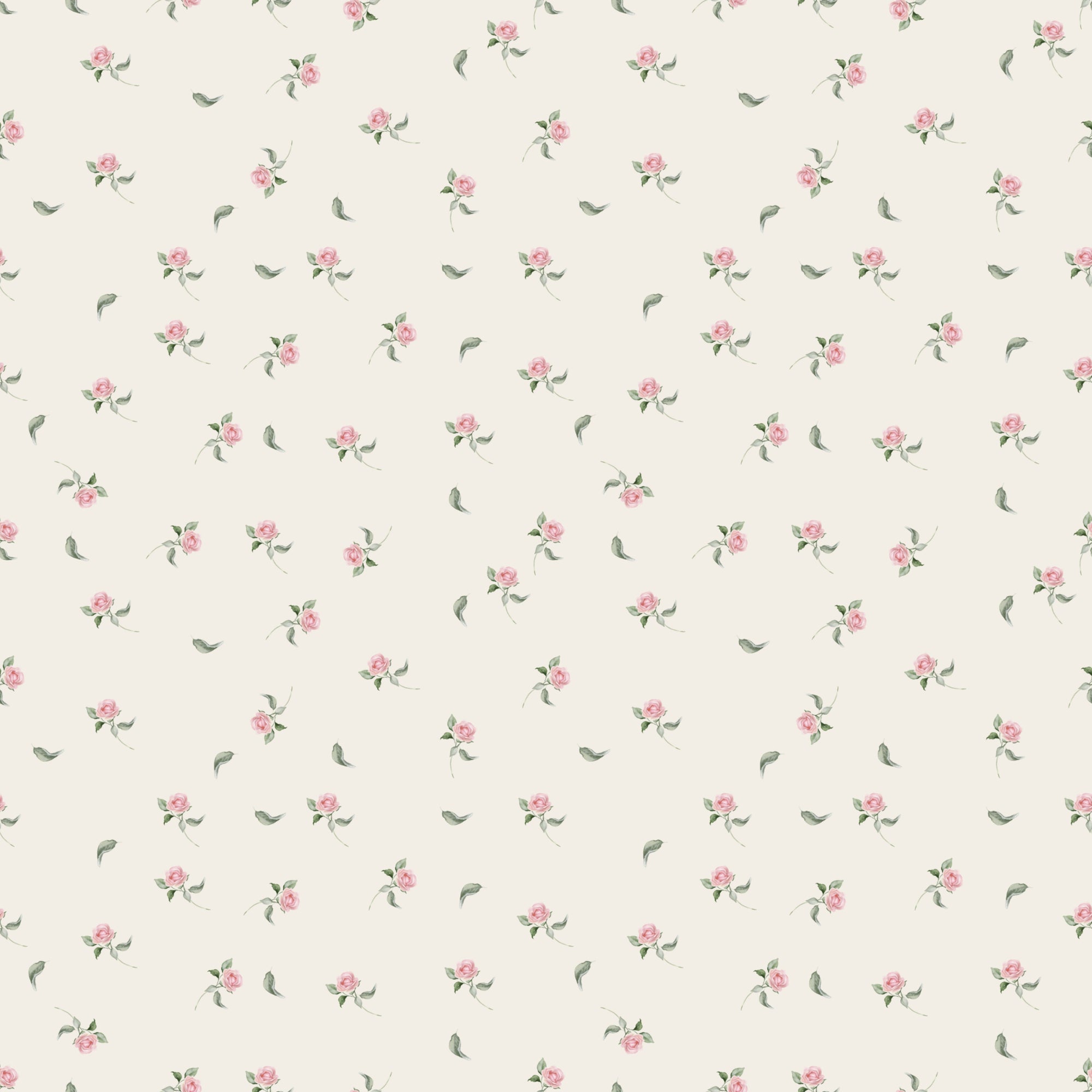 Ditsy Rose Wallpaper