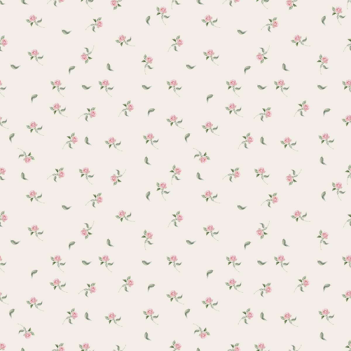 Ditsy Rose Wallpaper