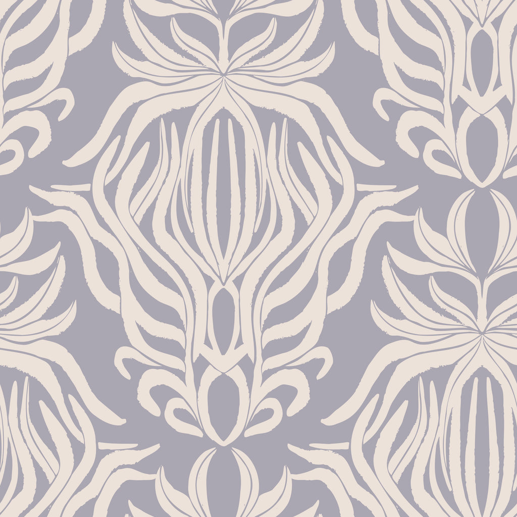 Damask Floral Wallpaper