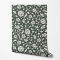 Evergreen Floral Wallpaper