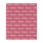 Personalized Pink Baby and Kids Blanket
