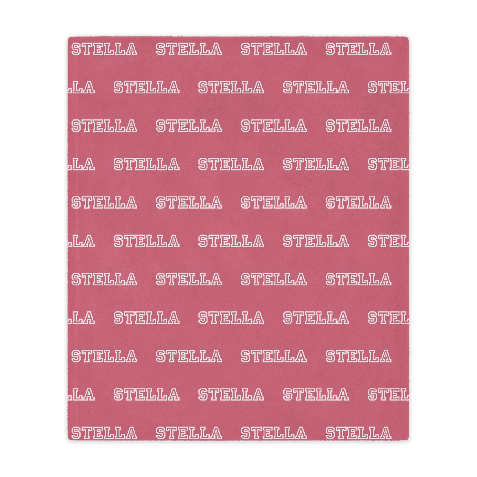 Personalized Pink Baby and Kids Blanket