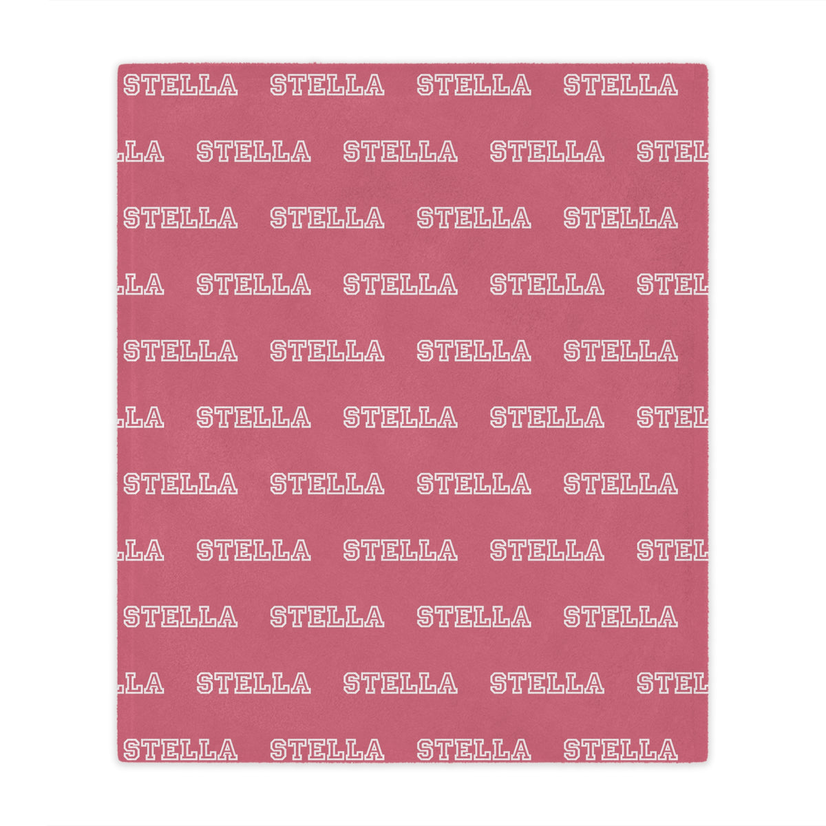 Personalized Pink Baby and Kids Blanket