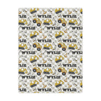 Personalized Truck Baby and Kids Blanket