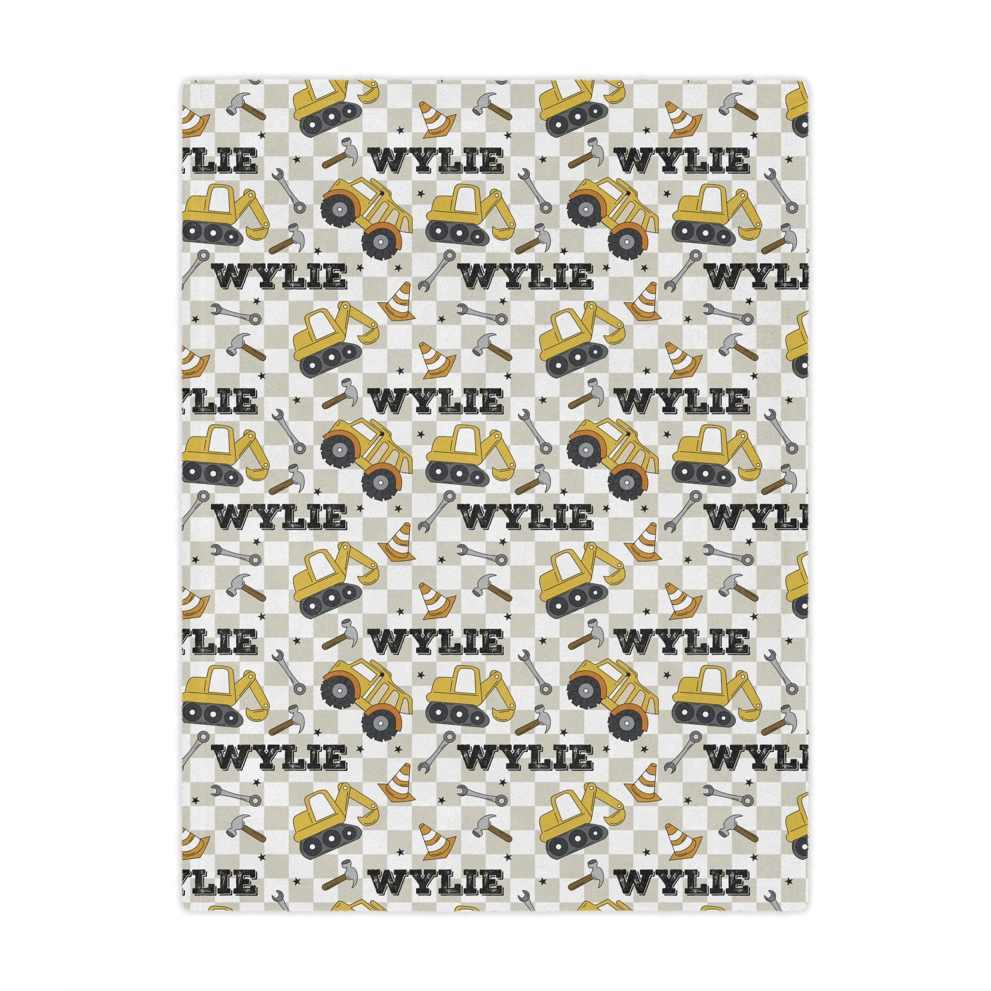 Personalized Truck Baby and Kids Blanket