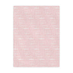 Personalized Multi-Name Pink Blanket