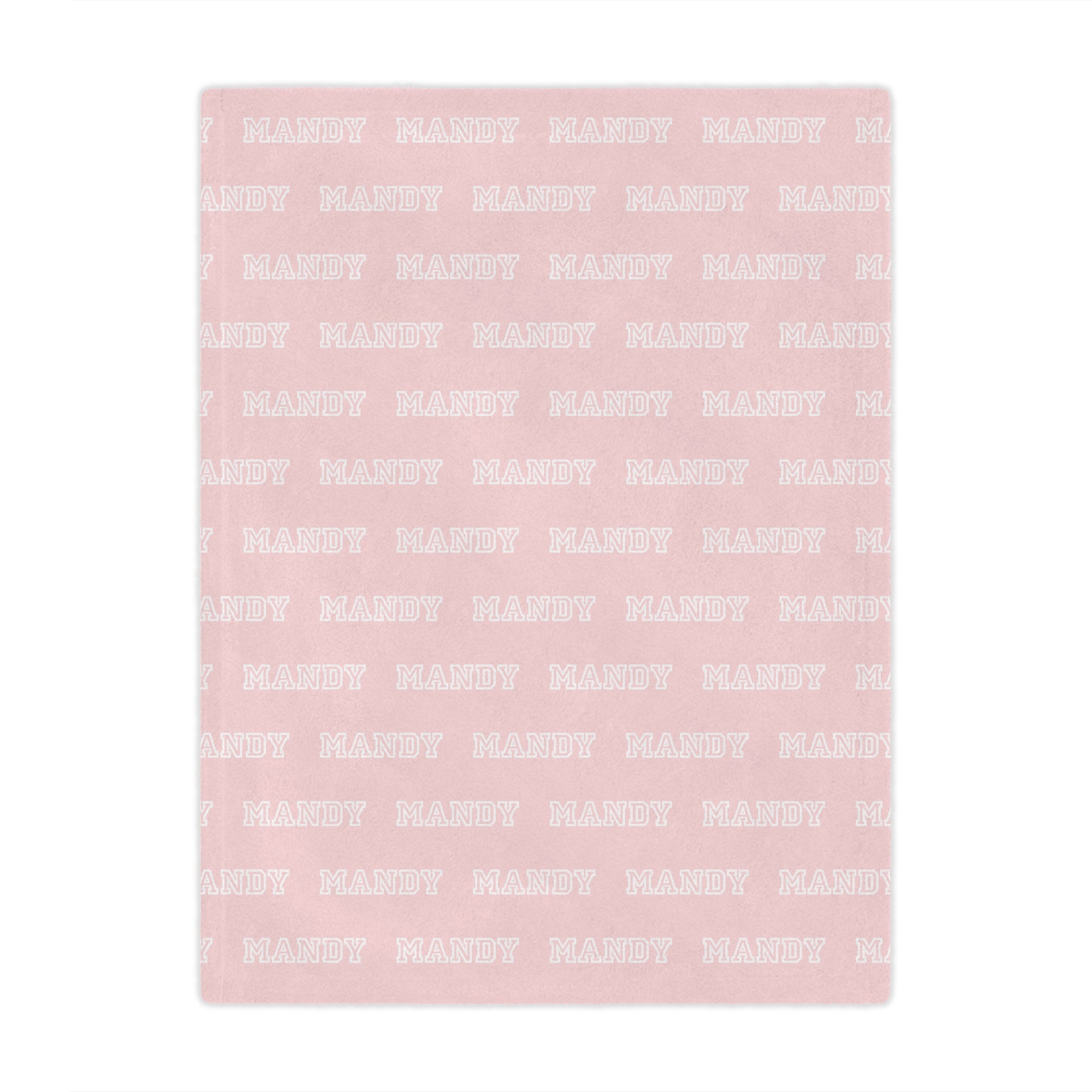 Personalized Pink Baby and Kids Blanket