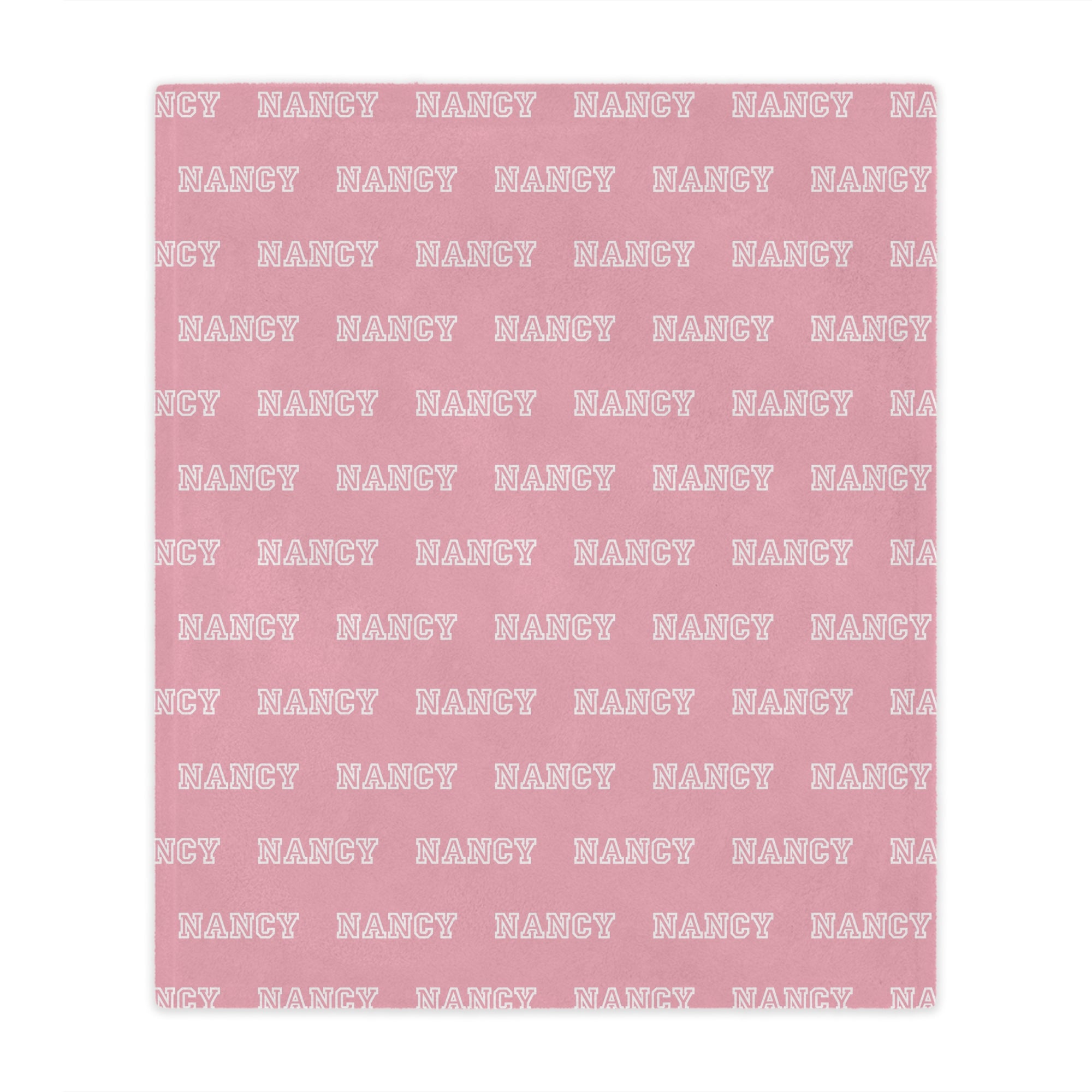 Personalized Pink Baby and Kids Blanket