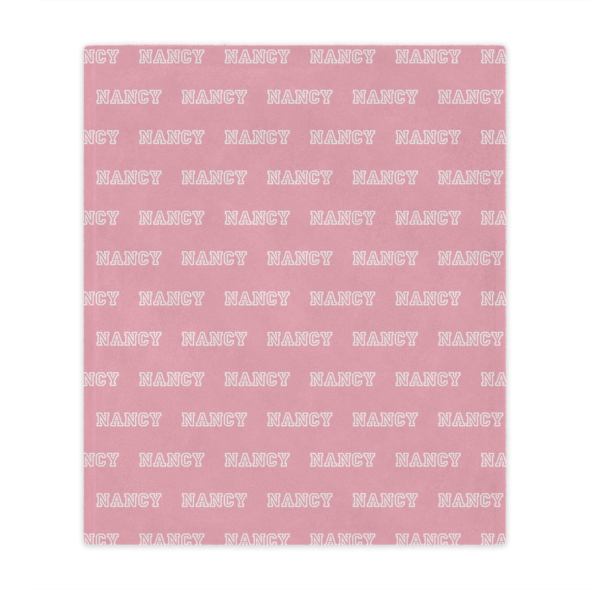 Personalized Pink Baby and Kids Blanket