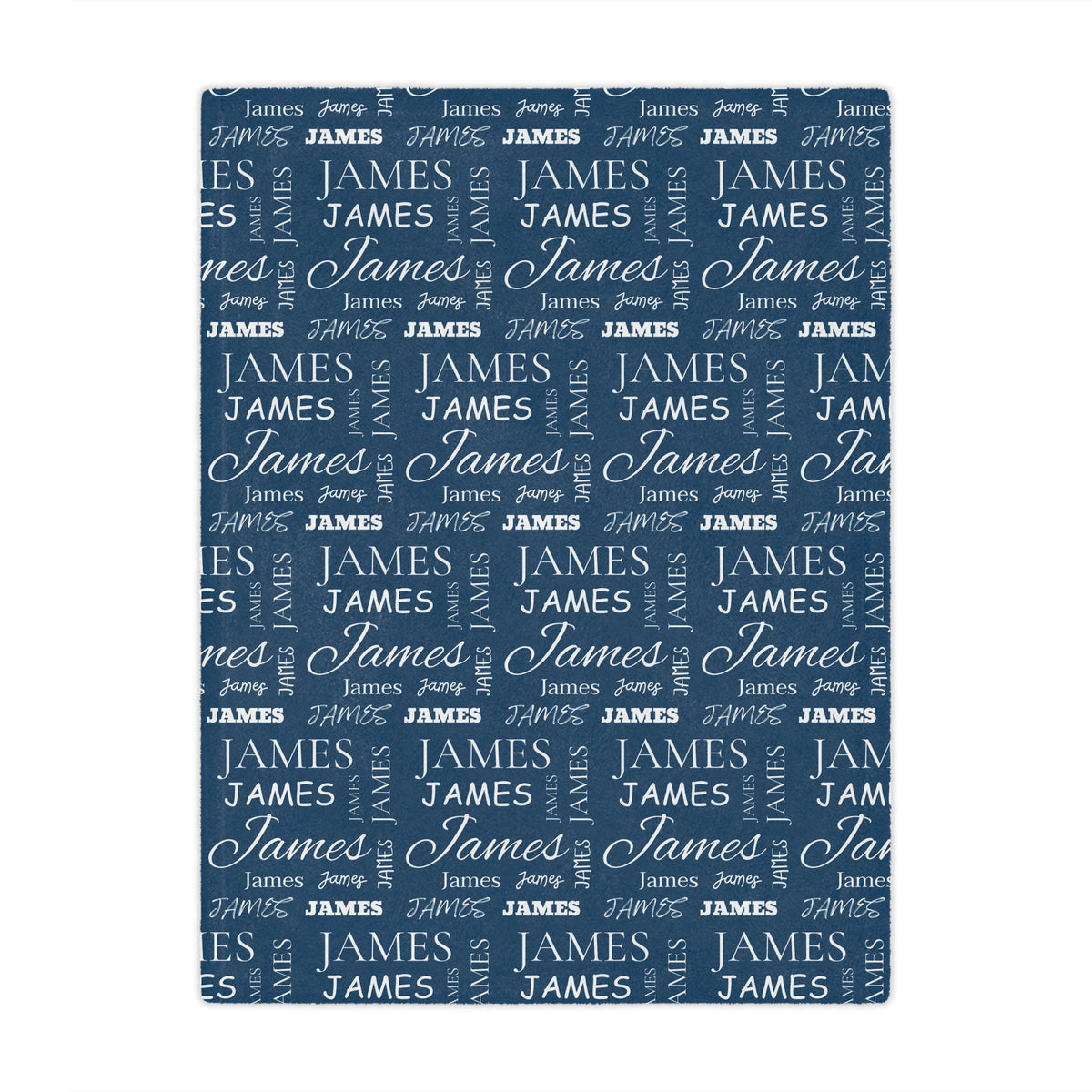 personalized multi-name blue blanket, light weight plush, kids blanket 50 inches x 60 inches, home decor