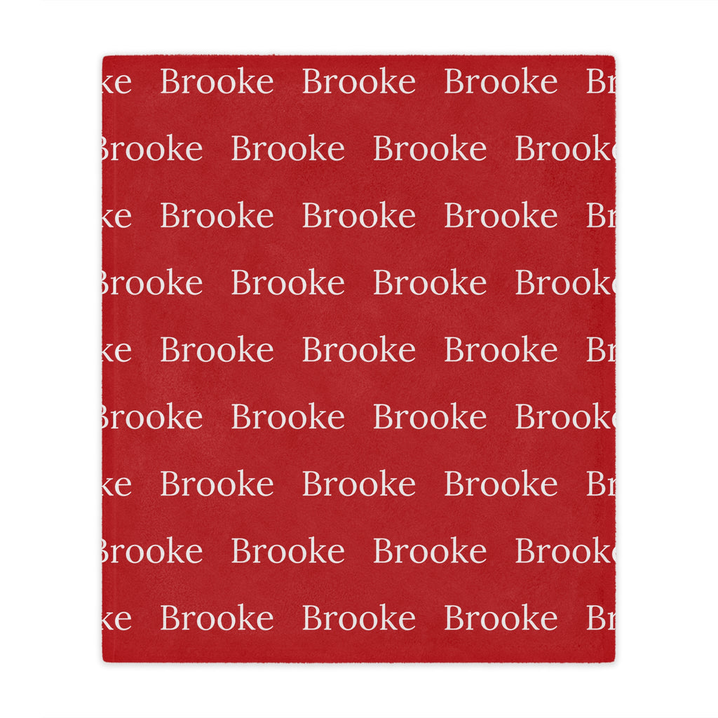 Personalized Christmas Color Baby and Kids Blanket