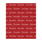Personalized Christmas Color Baby and Kids Blanket