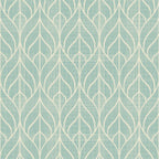 Geometric Leaf Trellis Wallpaper