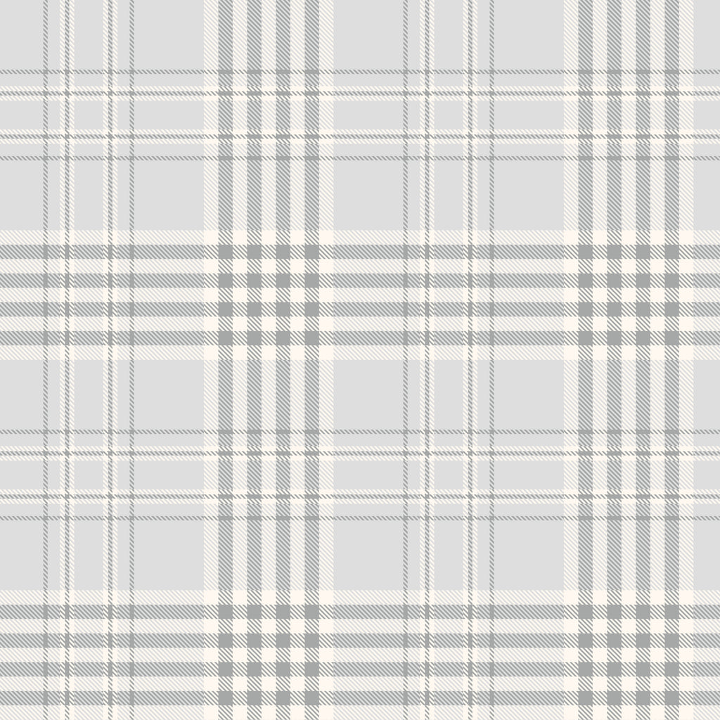 Neutral Tartan Stripe Wallpaper