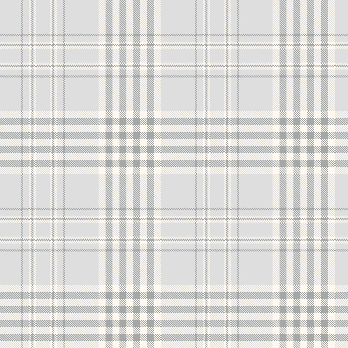 Neutral Tartan Stripe Wallpaper