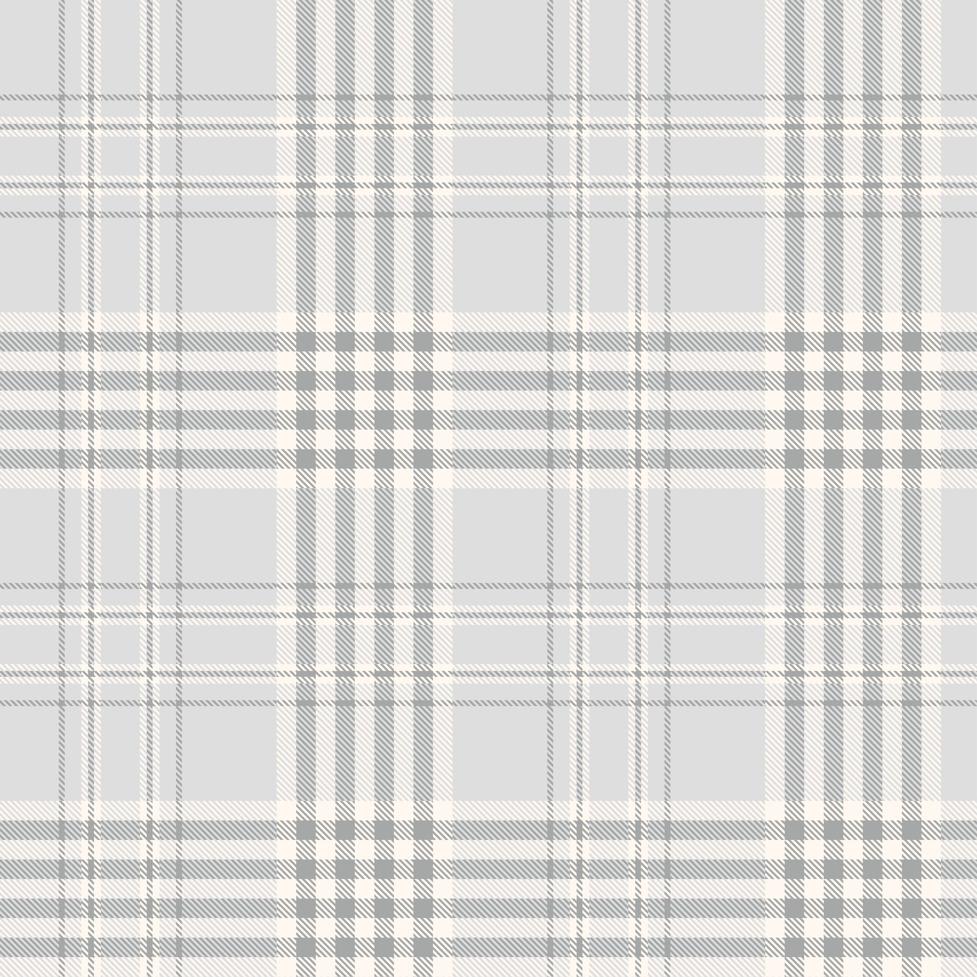 Neutral Tartan Stripe Wallpaper