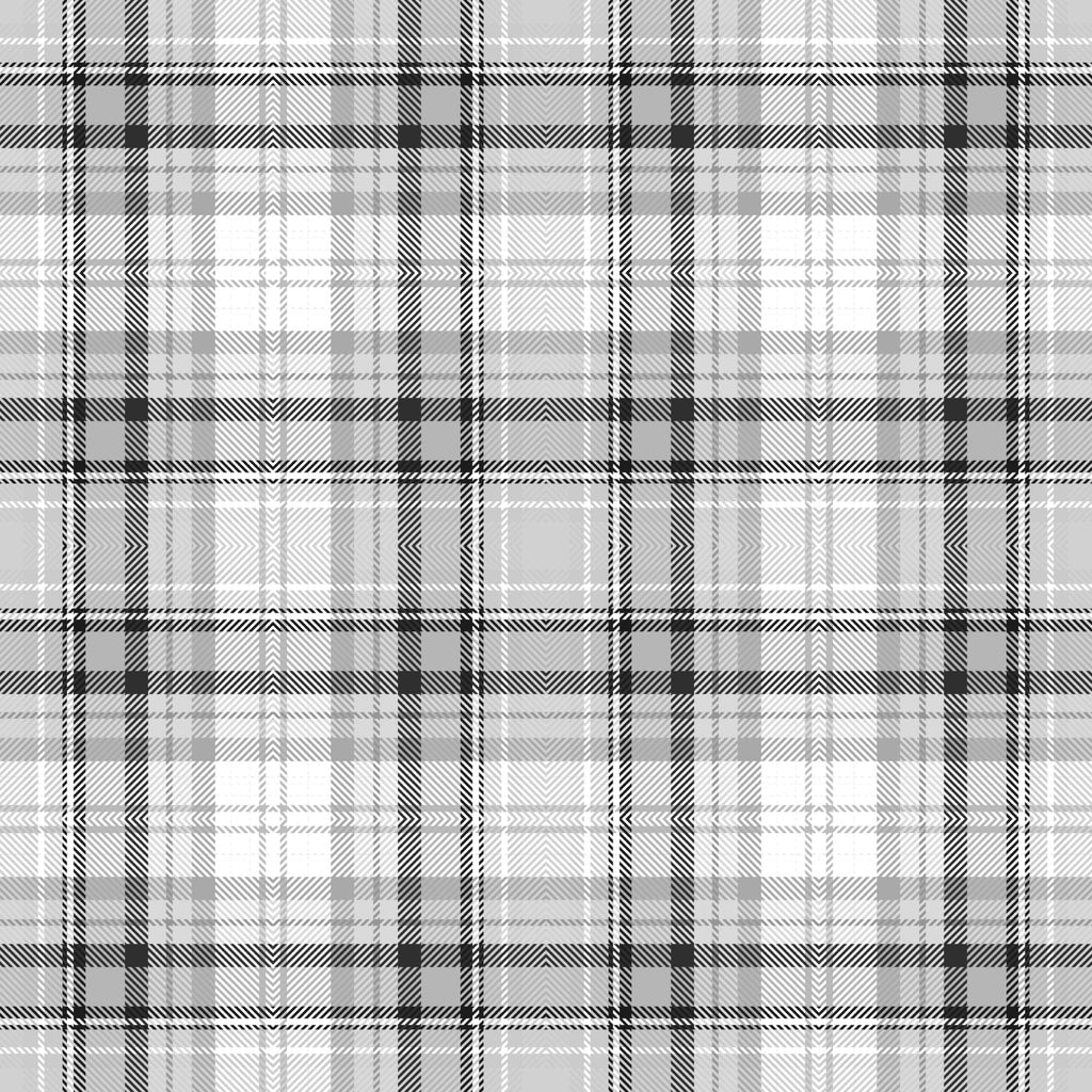 Grayscale Tartan Wallpaper