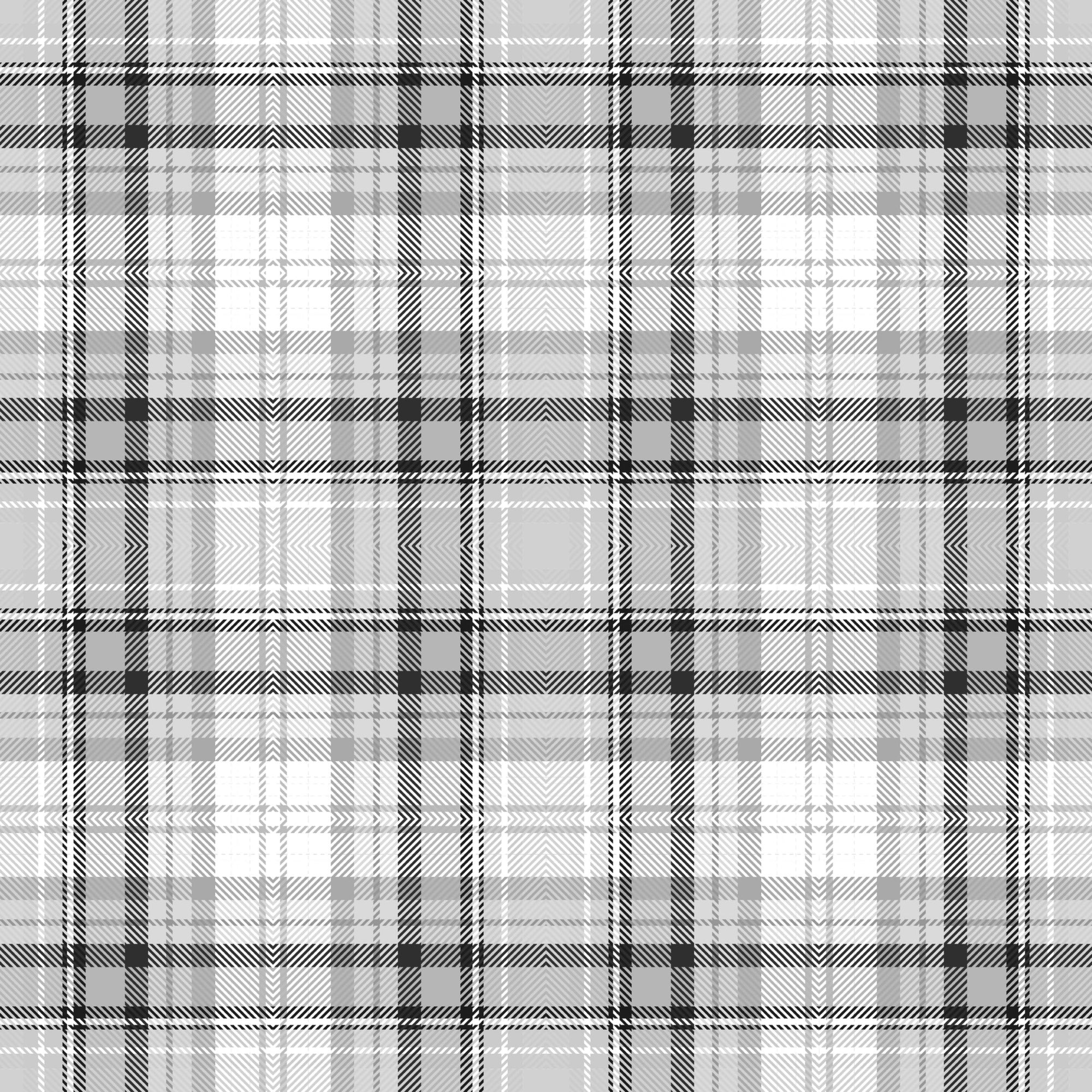 Grayscale Tartan Wallpaper