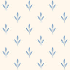 Blue Sprig Wallpaper