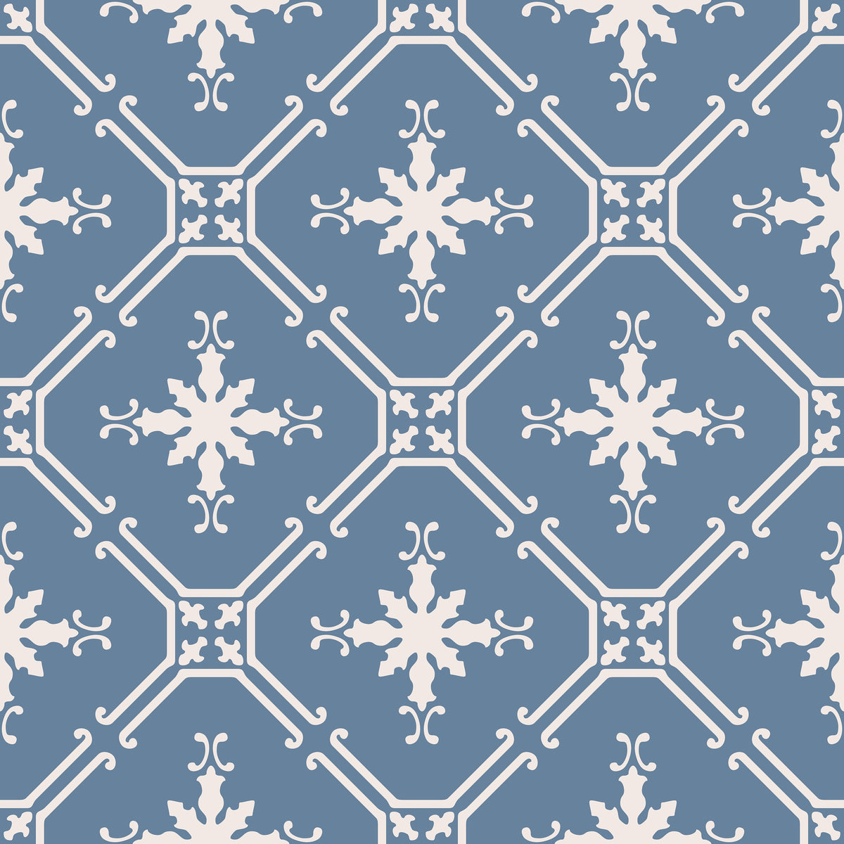 Moroccan Geometric Tile Wallpaper