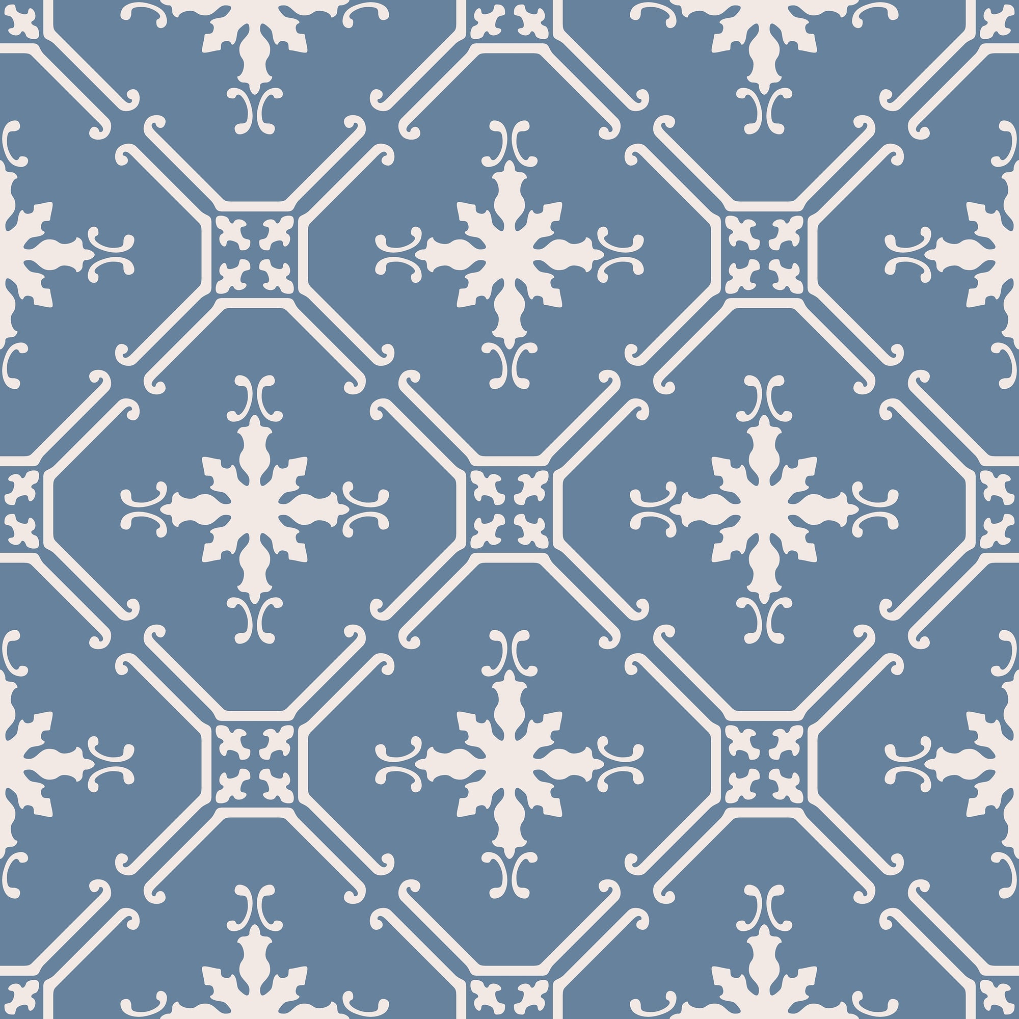 Moroccan Geometric Tile Wallpaper