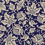 Navy Cressida Wallpaper