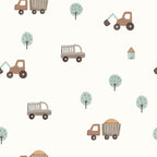 Neutral Construction Trucks Wallpaper