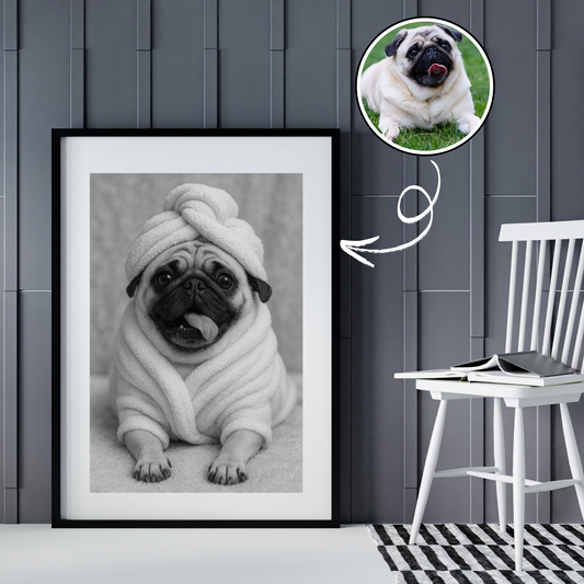 Custom Pet Spa Wall Art