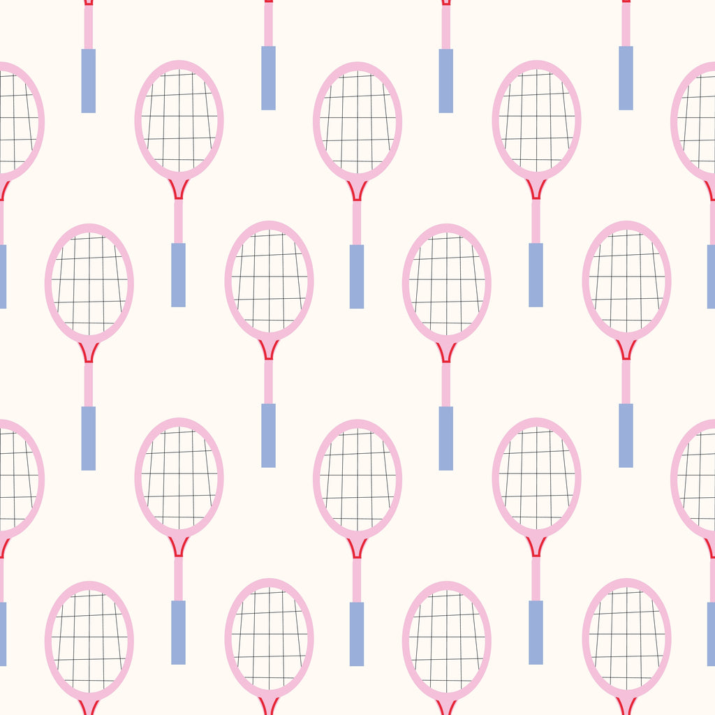 Pink Tennis Racket Wallpaper