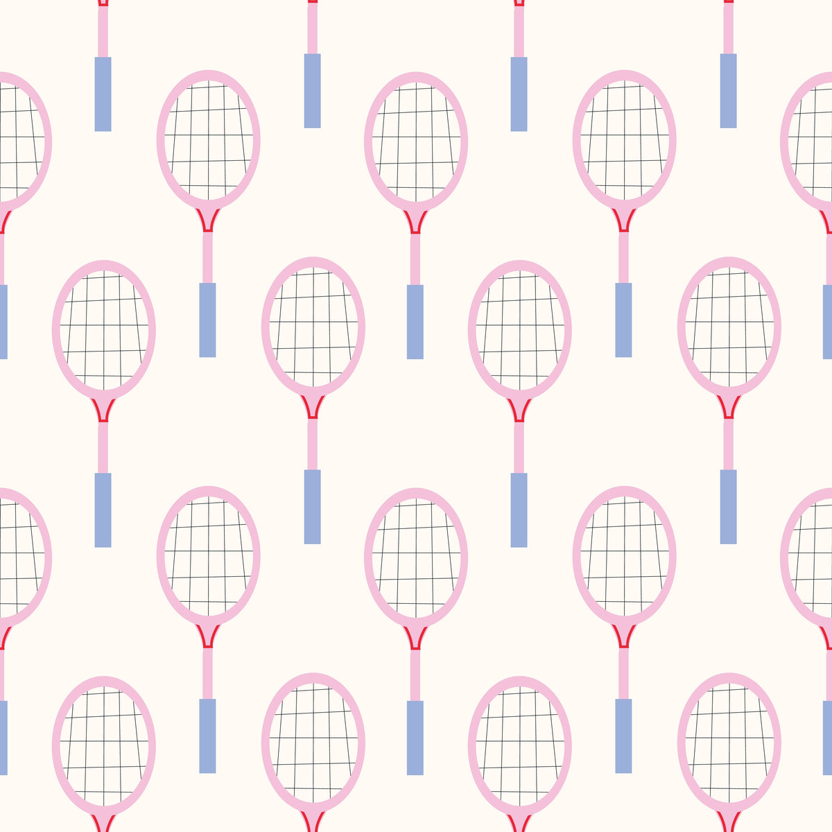Pink Tennis Racket Wallpaper