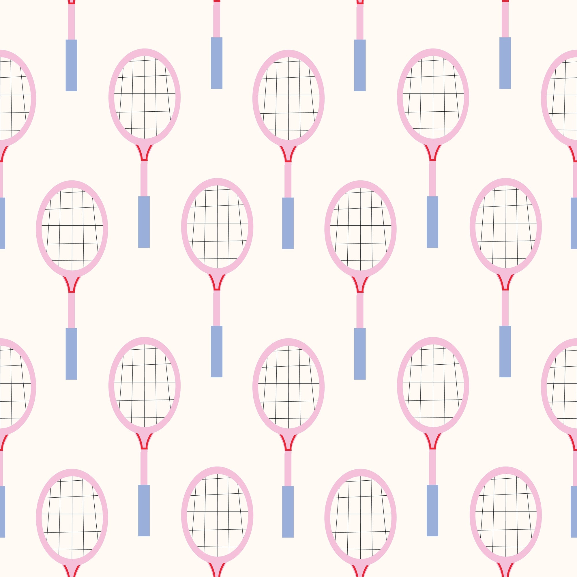 Pink Tennis Racket Wallpaper