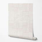 Herringbone Linear Wallpaper