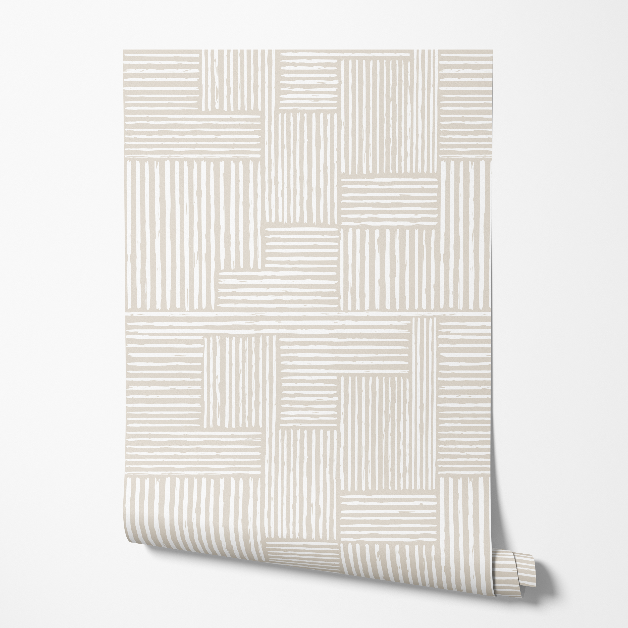 Herringbone Linear Wallpaper