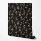 Gold Botanicals Wallpaper
