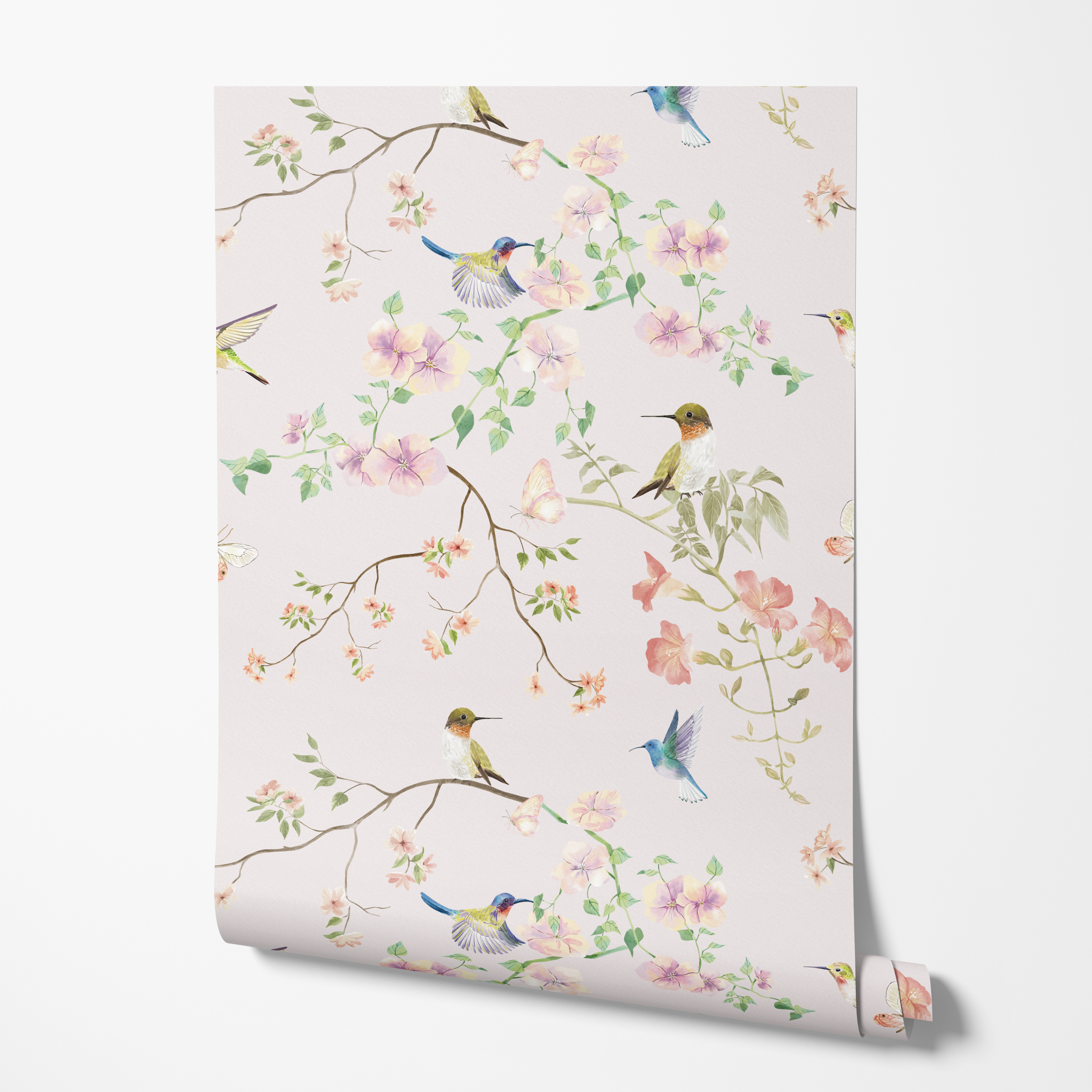 Hummingbird Garden Wallpaper