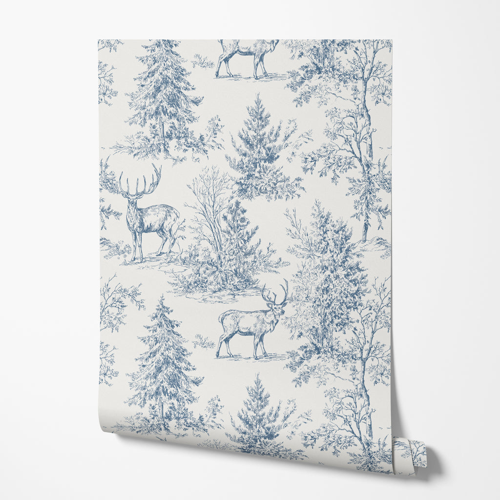 Woodland Toile Wallpaper