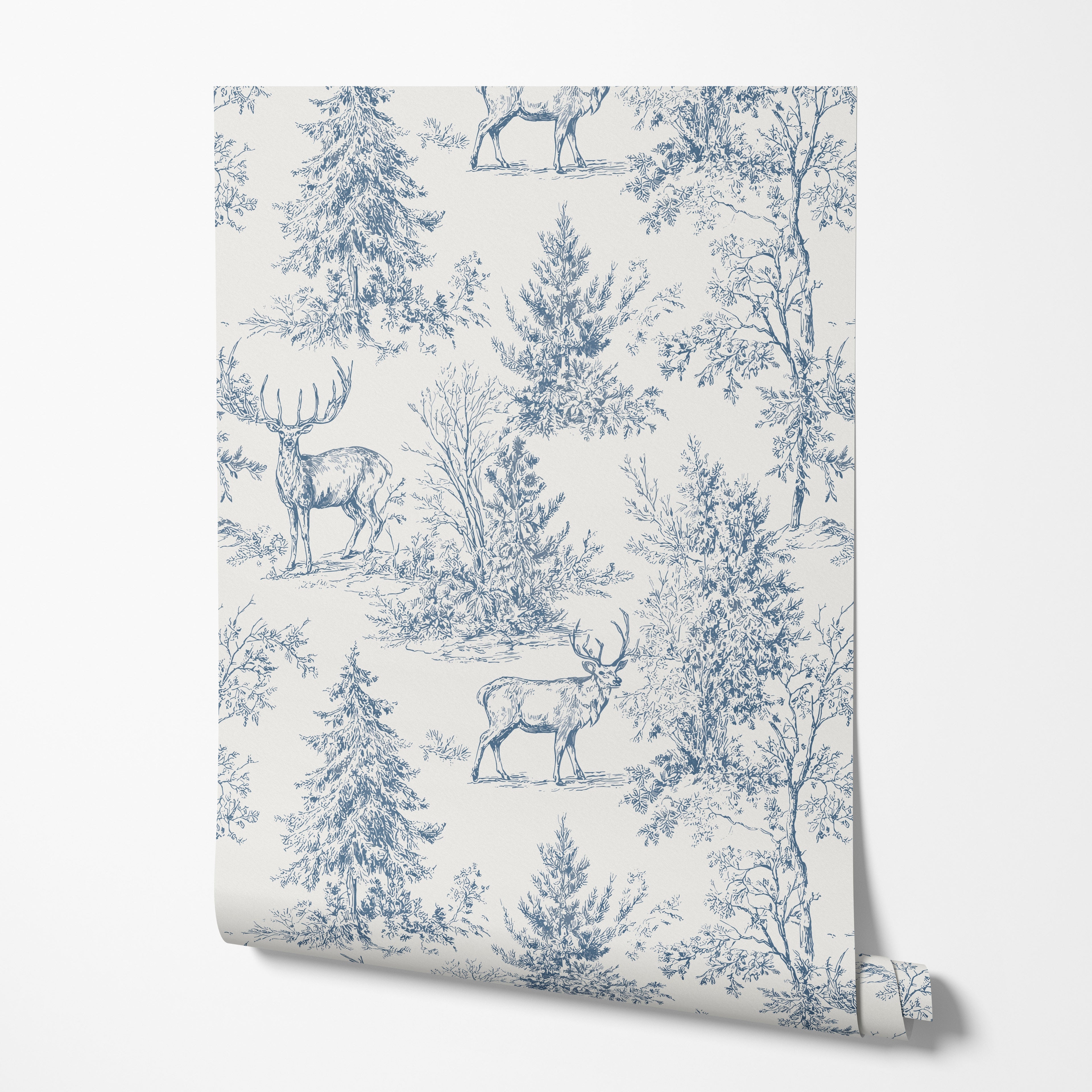 Woodland Toile Wallpaper