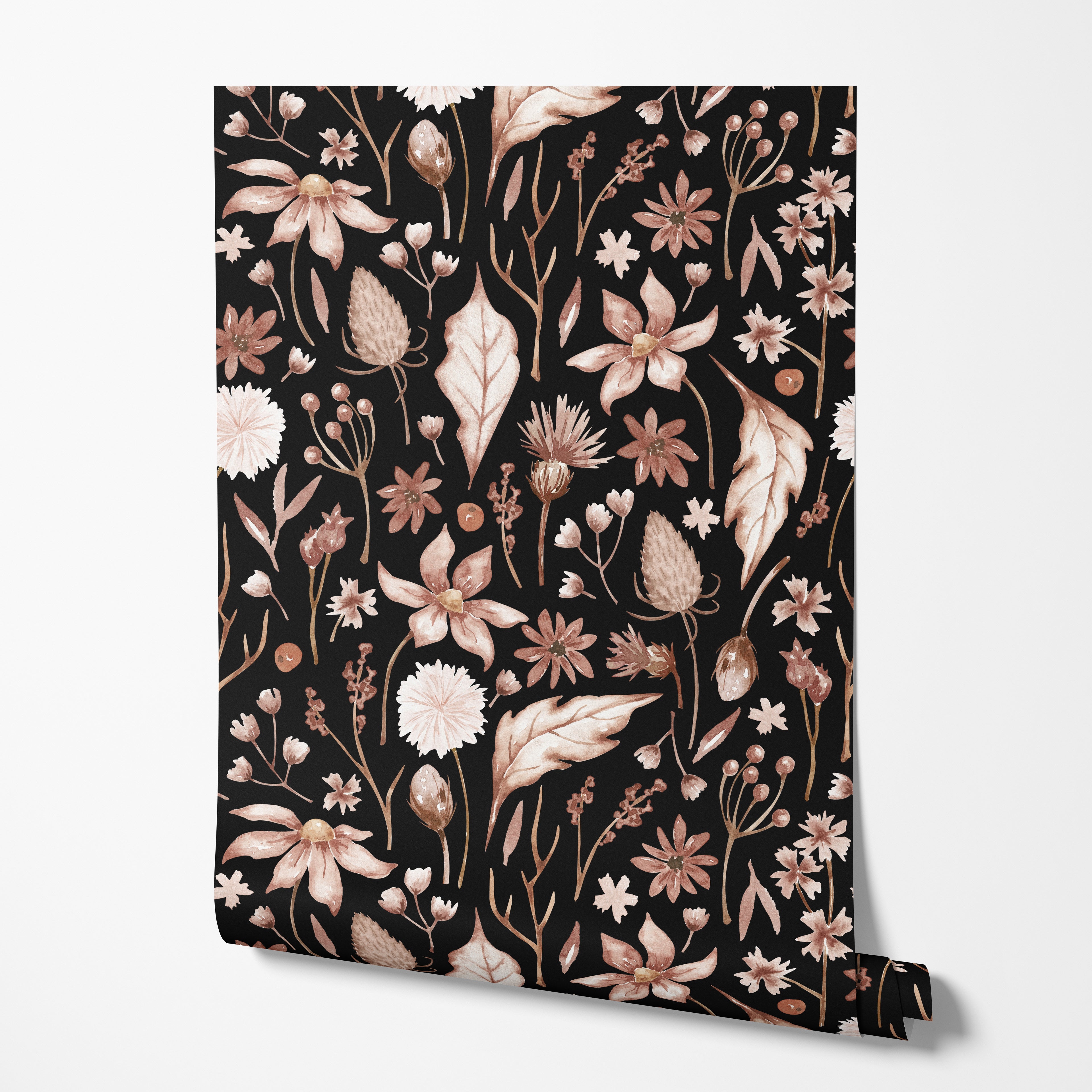 Autumn Florals Wallpaper